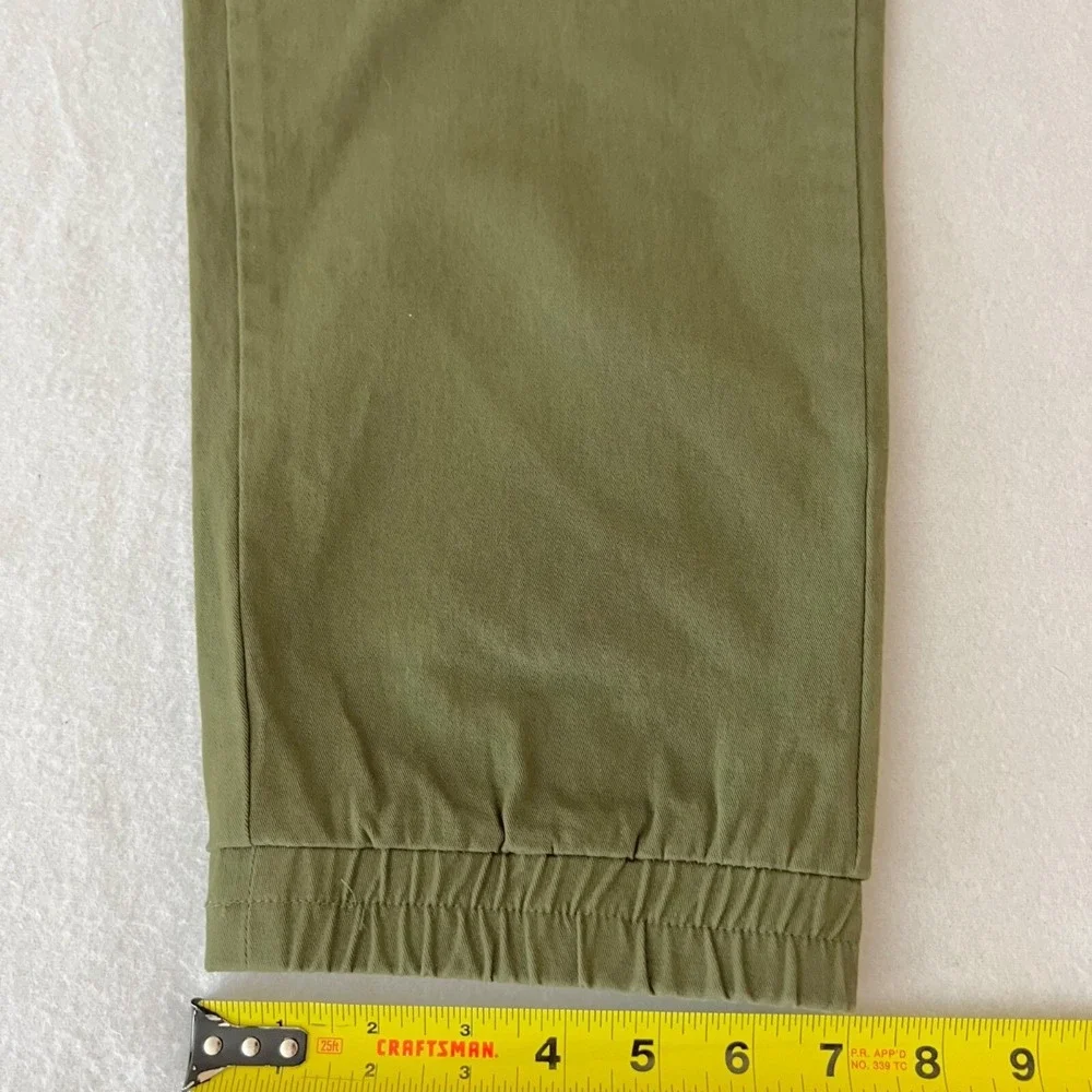 Forever 21 Men Olive Green Jogger Pants Size 2XL Elastic Waist w/Drawstring  NWT